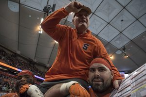 Syracuse sent Scott Shafer out with a win in his last game as head coach. 