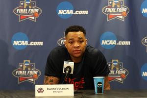 Dajuan Coleman has rehabbed for the last two seasons without the opportunity to play. Now he's getting a chance to show his ability in the NCAA Tournament. 