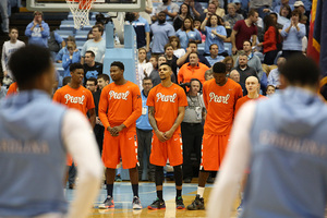 The Syracuse men's basketball team honored Dwayne 