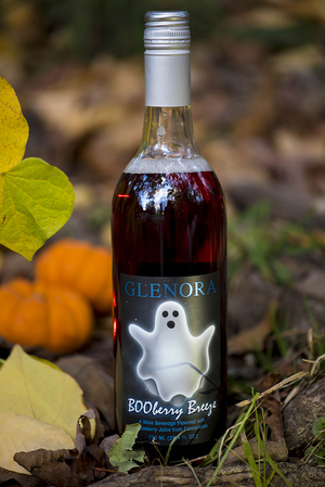 The Halloween edition BOOberry Breeze wine is branded as Blueberry Breeze during the rest of the year.