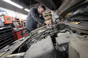 Dave Majerus has worked with Anthony Masello for the past 17 years, like Masello he is the face of the auto repair shop. Both  men have developed relationships with their customers, knowing all of them by name.    