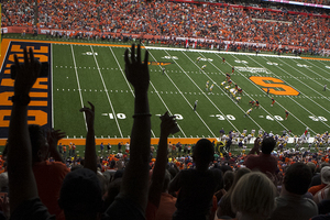 More than 43,000 fans packed the Carrier Dome to see the Orange take on No. 8 LSU in 2015. 