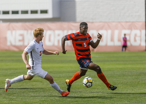 Kamal Miller's lone goal of the year came on a penalty corner to put Syracuse ahead of Oregon State in an eventual 3-2 win.